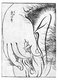 Japan: 'The permissive hand', also known more informally as 'the pearl seeker'. From the shunga album 'Ehon warai jogo' (絵本笑上戸: The Laughing Drinker), c. 1803. Utamaro Kitagawa (c.1753-1806)